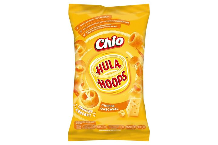 Chio Hula Hoops kukoricalisztből készült snack, sajtos ízű 70 g