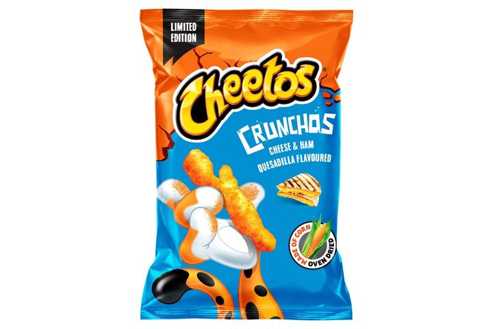 Cheetos Crunchos kukoricasnack sajtos-sonkás quesadilla jellegű ízesítéssel 80 g