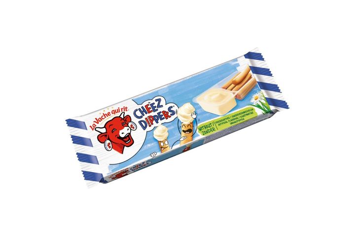 La Vache Qui Rit Cheese Dippers Processed Cheese Preparation with Breadsticks 35 g