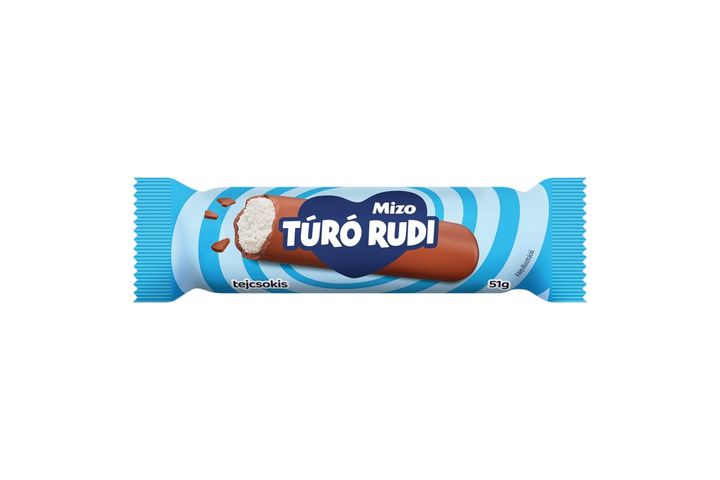 Mizo Túró Rudi natúr túródesszert tejcsokoládé bevonattal 51 g