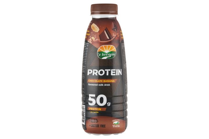 Vindija Csokoládé-banán laktózmentes protein ital 0,5 l