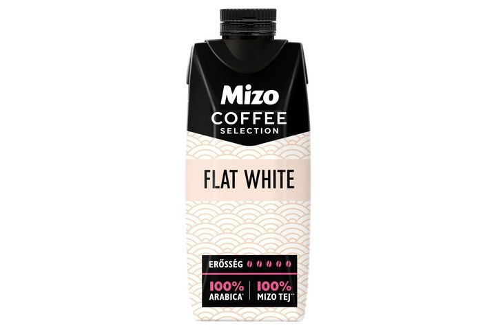 Mizo Coffee Selection Flat White UHT zsírszegény kávés tej 250 ml