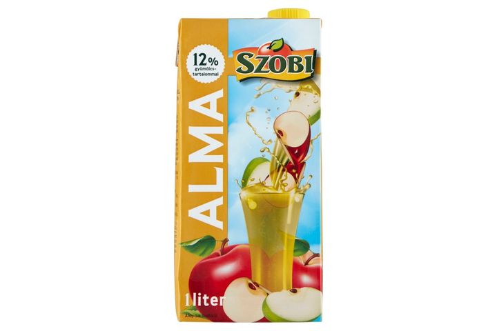 Szobi szűrt almaital cukorral és édesítőszerekkel 1 l