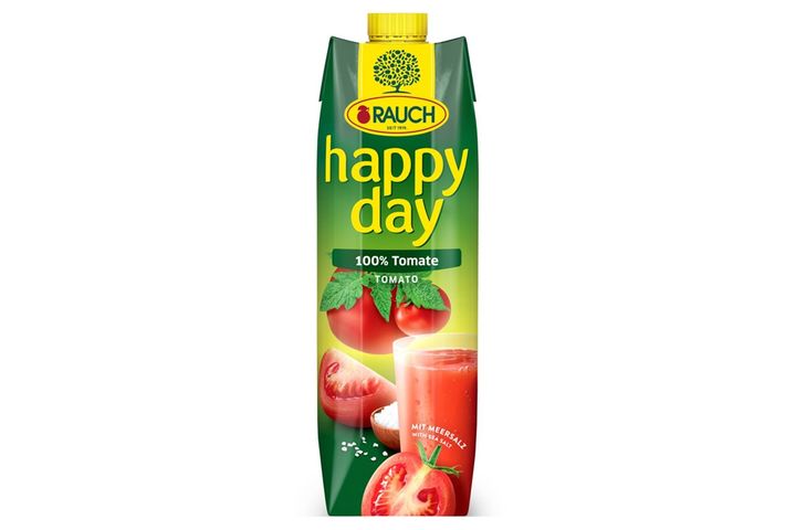 Rauch Happy Day 100% paradicsomlé sűrítményből tengeri sóval 1 l