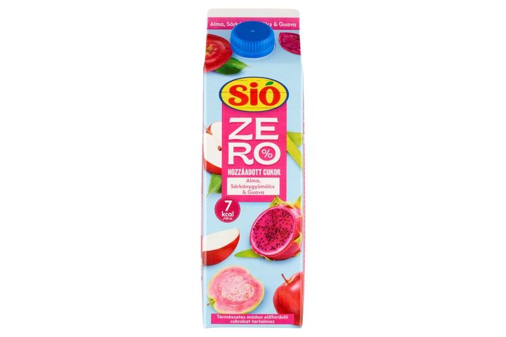 Sió Zero% Added Sugar Apple-Dragonfruit-Guava Fruit Drink 1 l