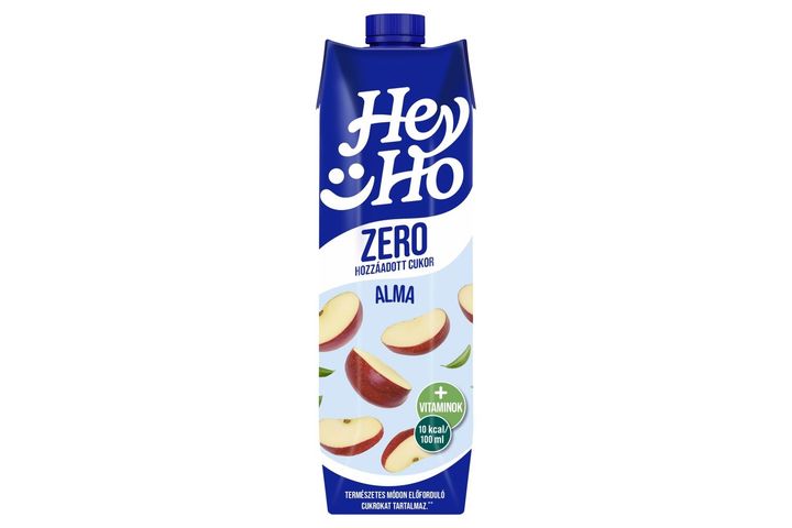 Hey-Ho almaital édesítőszerekkel és 5 vitaminnal 1 l