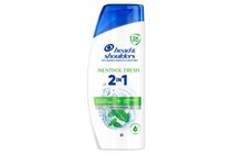 Head & Shoulders Menthol Fresh 2in1 korpásodás elleni sampon 400ml. Frissítő mentolillat