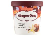 Häagen-Dazs vaníliaízű jégkrém karamell öntettel és brownie darabokkal 460 ml