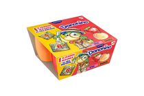 Danonino epres és sárgabarackos tejkészítmény hozzáadott kalciummal és D-vitaminnal 4 x 50 g (200 g)
