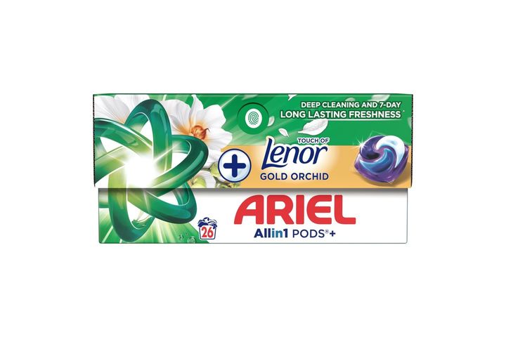 Ariel Allin1 PODS +Touch of Lenor Gold Orchid, 26 Washes