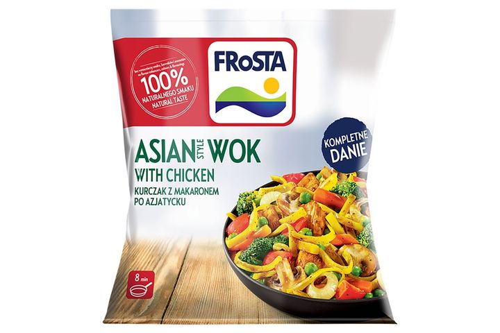 FRoSTA gyorsfagyasztott ázsiai csirkés wok étel 450 g