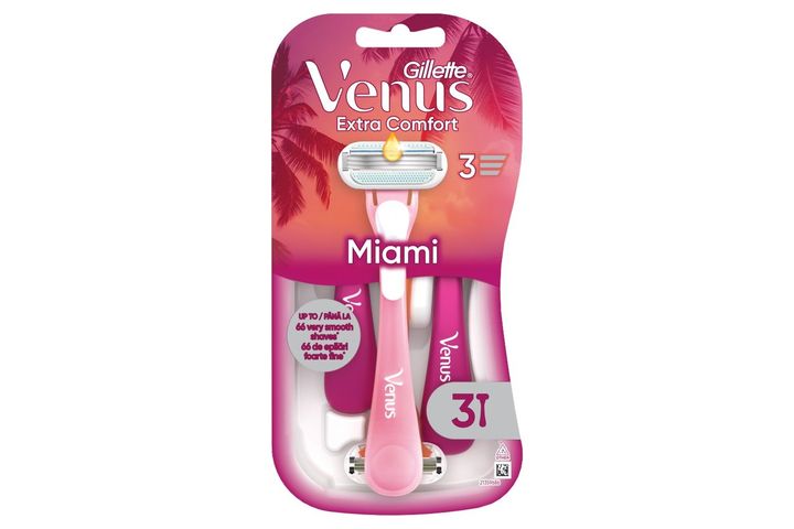 Venus Extra Comfort Miami Eldobható Borotva, db 3