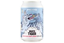 MONYO White Tiger American Light Lager típusú szűretlen alsóerjesztésű sör 3,5% 330 ml