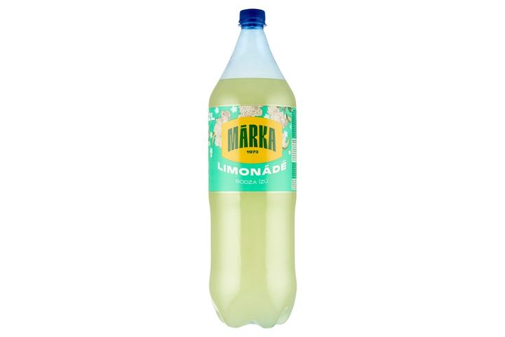 Márka Limonádé bodza-lime ízű szénsavas üdítőital cukorral 2 l