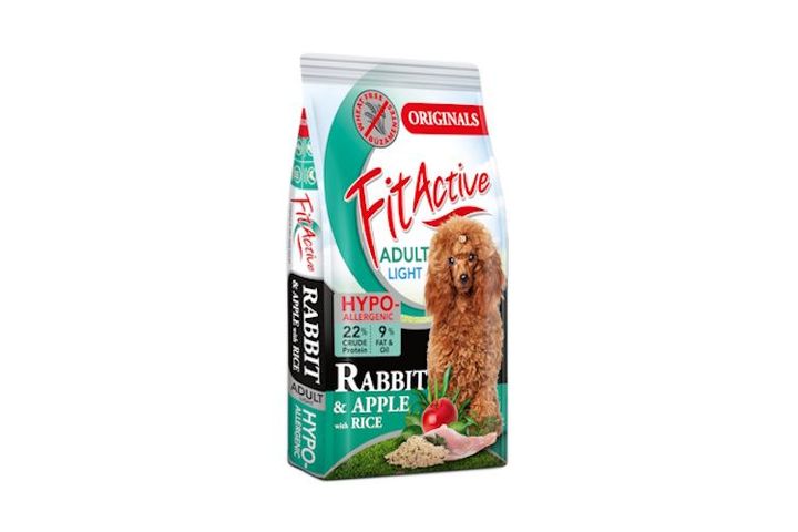 FitActive ORIGINALS hipoallergén búzamentes eledel felnőtt kutyáknak, nyúl 4 kg