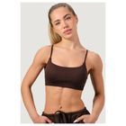Bezešvá sportovní podprsenka NEO Mocha - GymBeam S | 1 kus