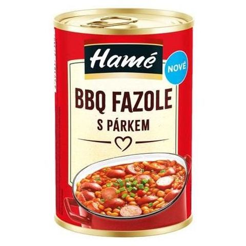 Hamé BBQ fazole s párkem | 400 g