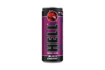 HELL Black Cherry fekete cseresznye- és tuttifruttiízű, koffeintartalmú szénsavas ital 250 ml