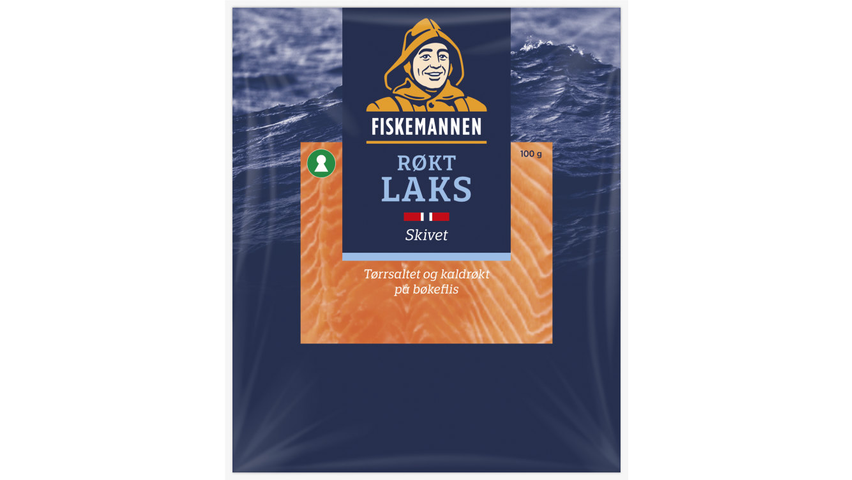 Fiskemannen Laks Røkt Skivet | 100g