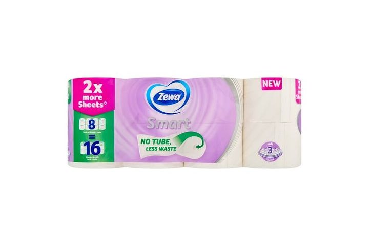 Zewa Smart 3 rétegű toalettpapír 8=16 tekercs