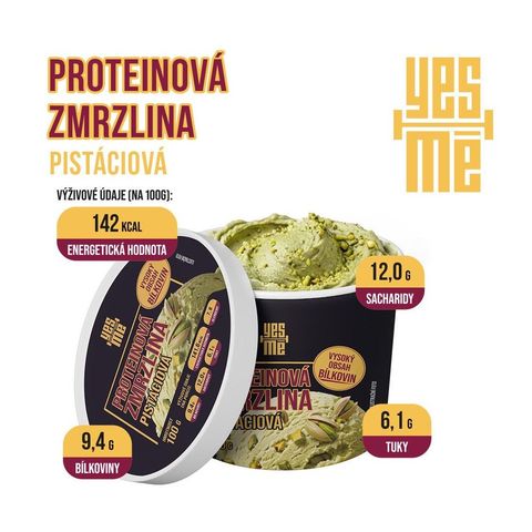 YES MĚ Proteinová pistáciová zmrzlina | 100 g