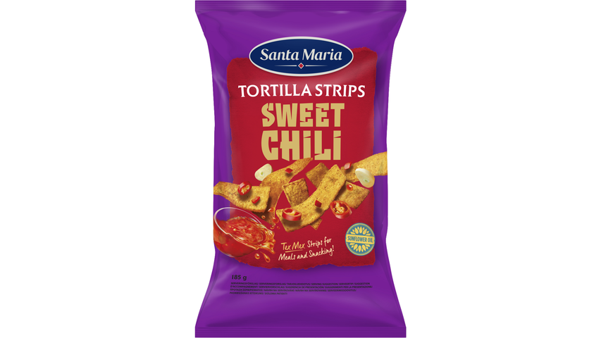 Santa Maria Tortilla Chips Strips Sweet Chilli | 185 g