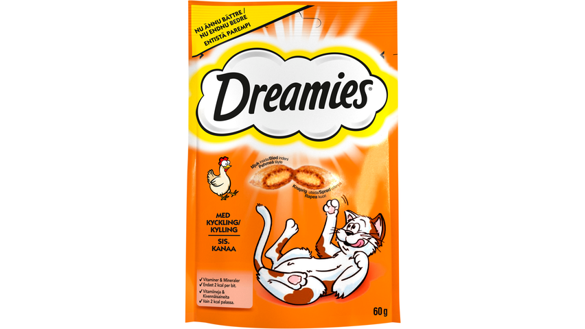 Dreamies Chicken Cat Treats 60g