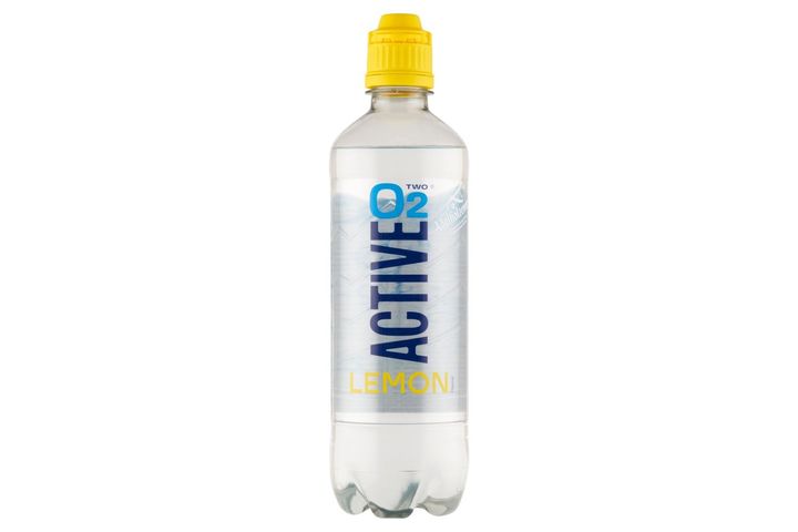 Active O2 Lemon Flavoured Oxygenated Carbonated Energy Free Low Carbonated Soft Drink 500 ml
