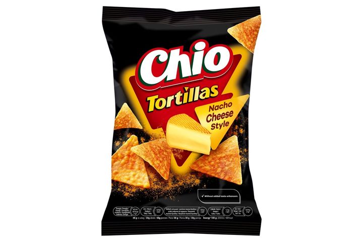 Chio Tortillas Nacho Cheese Corn Snack 110 g