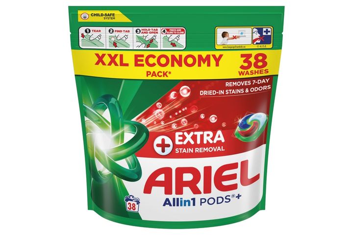 Ariel Gelové Kapsle Extra Hygiene | 38 kapslí