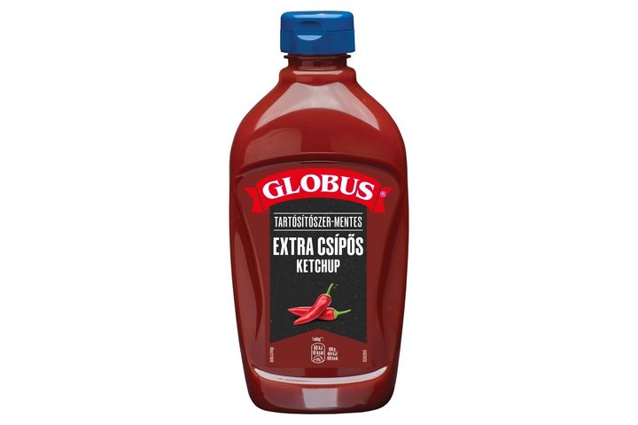 Globus extra csípős ketchup 485 g