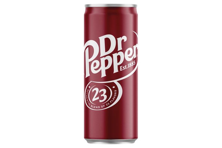 Dr Pepper Carbonated Soft Drink with Sugar and Sweeteners 330 ml