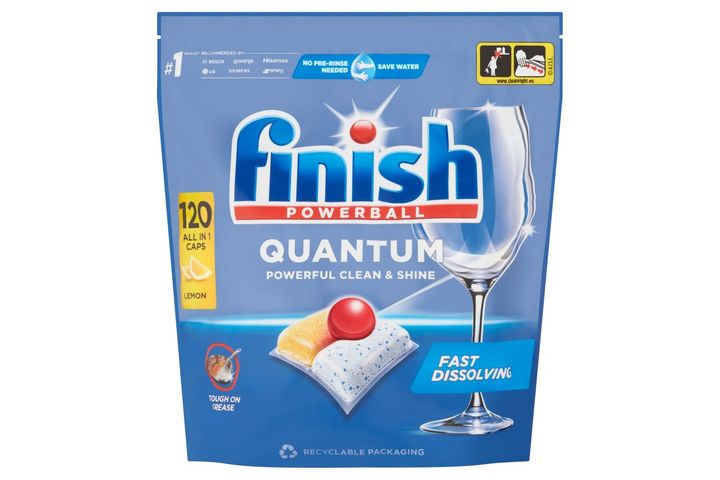 Finish Powerball Quantum All in 1 Citrom mosogatógép kapszula 120 db 1,248 kg