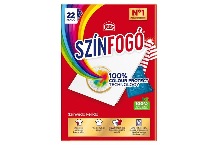 K2r Színfogó színvédő kendő 22 db
