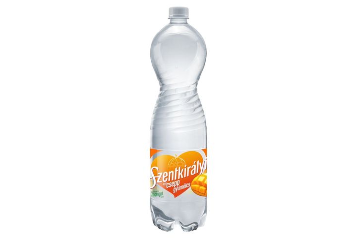 Szentkirályi Egy csepp gyümölcs mangó ízű szén-dioxiddal enyhén dúsított ital 1500 ml
