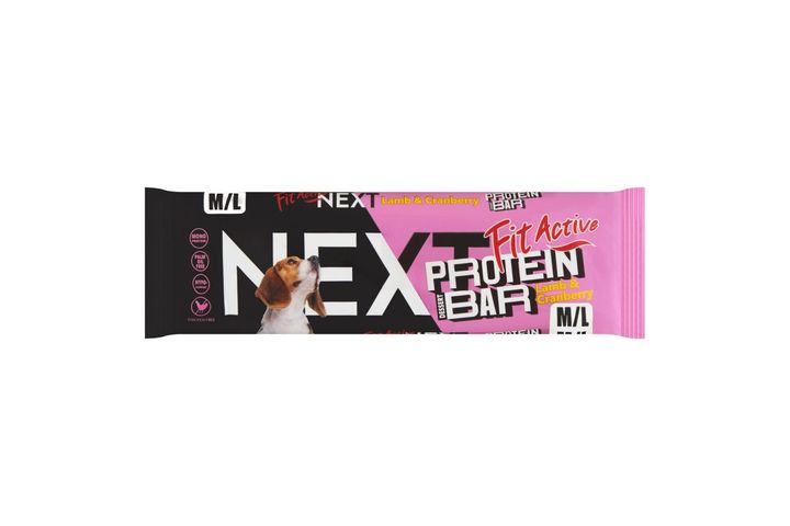 Panzi Fit Active Next Protein Bar Lamb with Cranberry Supplementary Food for Dogs 55 g