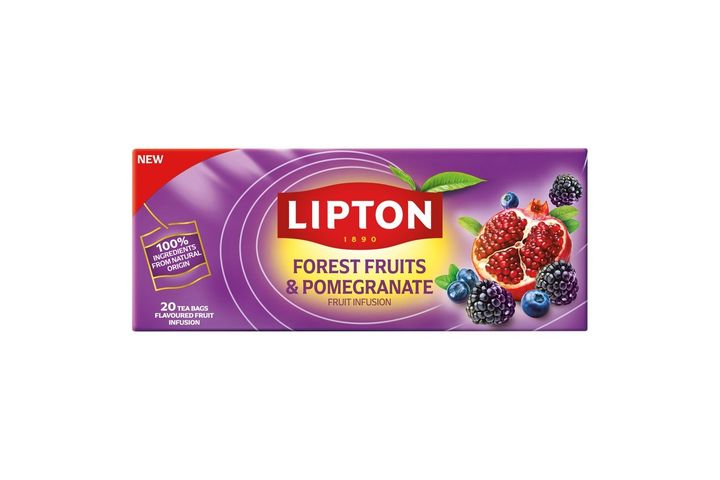 Lipton Fruit Infusion Forest Fruits & Pomegranate ízesített gyümölcstea 20 teafilter 36 g