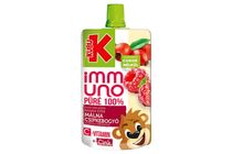 Kubu Immuno alma-sárgarépa-banán-eper-málna-csipkebogyó-acerola-hibiszkusz püré, C-vitaminnal 100 g