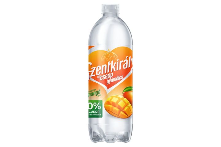Szentkirályi Egy csepp gyümölcs mangó ízű szén-dioxiddal enyhén dúsított ital 700 ml