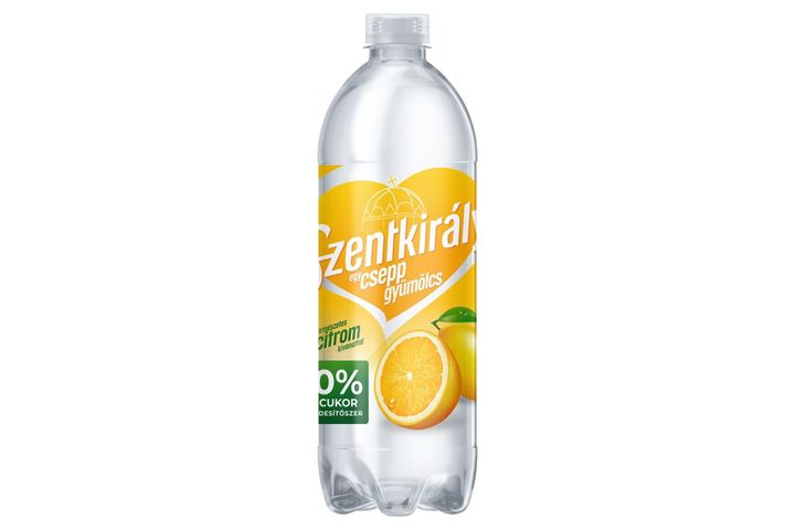 Szentkirályi Egy csepp gyümölcs citrom ízű szén-dioxiddal enyhén dúsított ital 700 ml