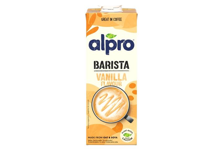 Alpro Barista UHT vaníliaízű zab- és szójaital hozzáadott kalciummal, B2- és D2-vitaminnal 1 l