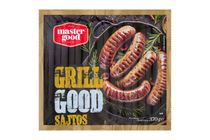 Master Good Grill Good füstölt, főtt, hámozott, sajtos grillkolbász csirkehúsból 370 g