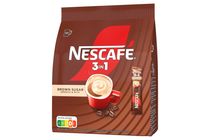NESCAFÉ 3in1 Brown Sugar azonnal oldódó kávéspecialitás barna cukorral 10 x 16,5 g (165 g)