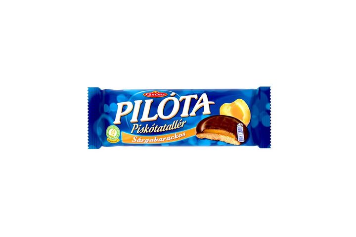 Győri Pilóta sárgabarackos piskótatallér 147 g