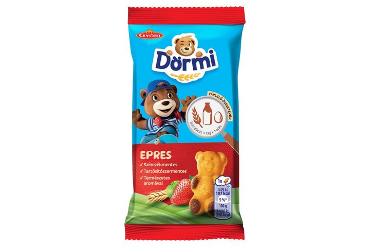 Dörmi puha piskóta almás-epres töltelékkel 30 g