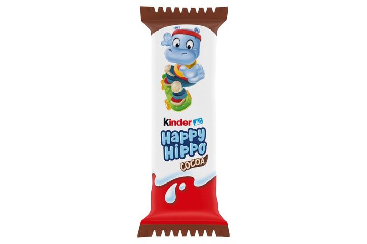 Kinder Happy Hippo Oplatka s mléčnou a lískooříškovou náplní | 20,7 g
