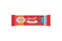 Cerbona piros gyümölcsös müzliszelet cukor hozzáadása nélkül, édesítőszerrel 20 g