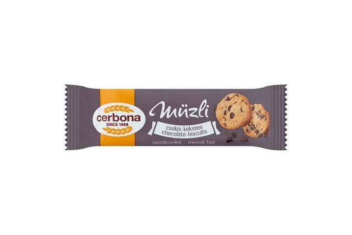 Cerbona csokis-kekszes müzliszelet 20 g
