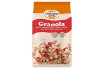 Cerbona piros gyümölcsös-fehér csokis granola 450 g