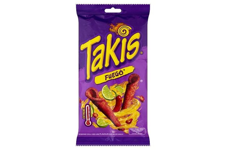 Takis Fuego chili és lime ízű sült kukoricasnack 100 g